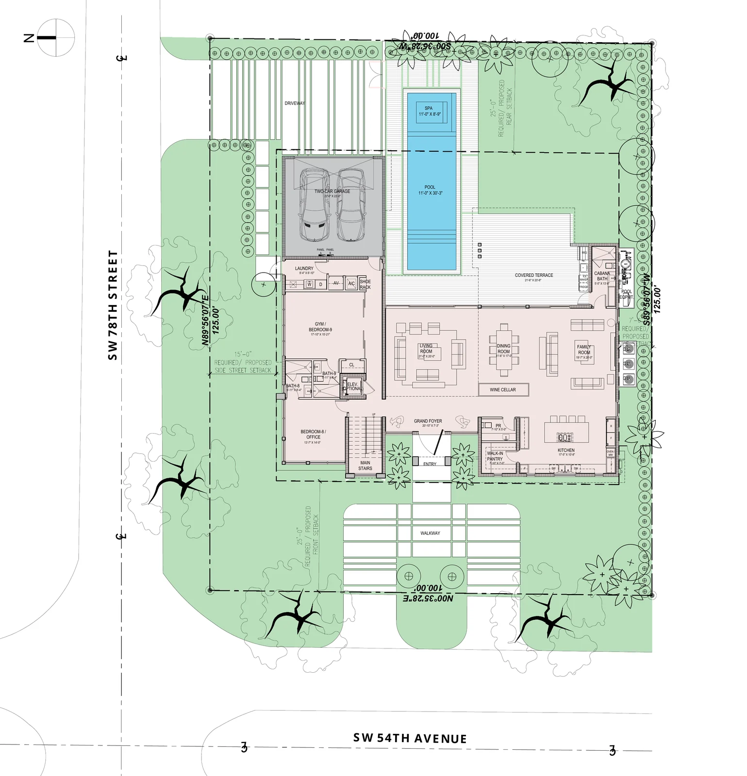 7805 SW 54th Avenue floor plan — image 1